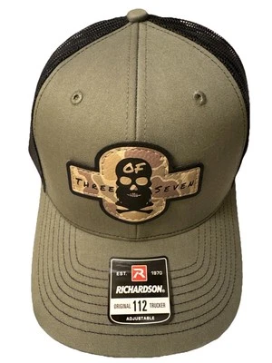 SNAP-BACK Three Of Seven Trucker Project Hat Cap Snap Back Richardson