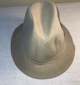 Vintage Gore-Tex stilvoller Fedora Hut khaki wasserdicht atmungsaktiv Herren Größe L USA - Bild 1 von 14