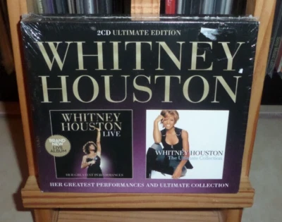 WHITNEY HOUSTON 2CD ULTIMATE EDITION LIVE & ULTIMATE COLLECTION SO EMOTIONAL   - Image 1 of 4