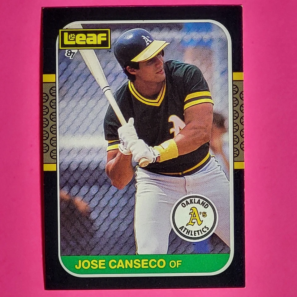 1987 Leaf #151 Jose Canseco Rookie Season Oakland A's Sharp! bash brothers RC - Image 1 of 1