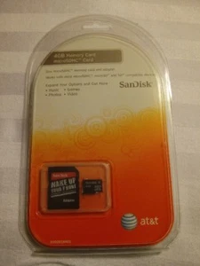 SanDisk Micro SD SDHC 4GB Memory Card - Picture 1 of 2