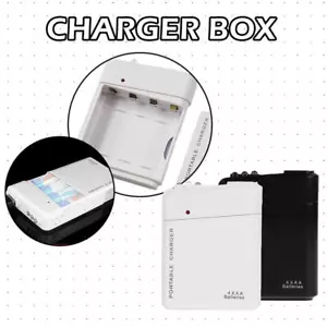 USB 4-AA Battery Power Emergency Charger Box Case Portable For Universal Phone - Picture 1 of 13