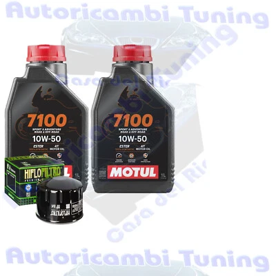 Kit De Maintenance Huile Motul 7100 10W50 + Filtre Pour BMW C400 GT K08 2019 - Photo 1/4