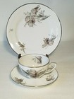 tasse et sous tasse café, thé & assiette en porcelaine victoria china
