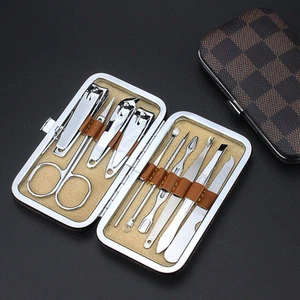 Nail Care Personal Manicure & Pedicure 10Pcs Set Travel & Grooming Kit Men/Women - Picture 1 of 9