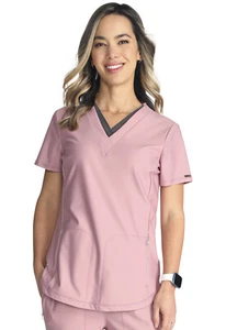 Mauve Orchidee Cherokee Scrubs Form V Neck Top CK843 MVOR - Bild 1 von 4