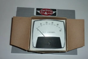 GE 2504 PANEL METER 0-50DCA - Picture 1 of 1