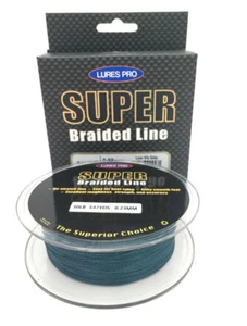 Lures Pro 328 Yard Braided Fishing Line 5 8 10 20 30 40 50 lb 60 120 150 lb - Imagen 1 de 6