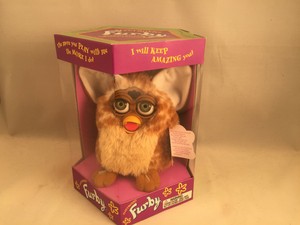 gold stripes furby