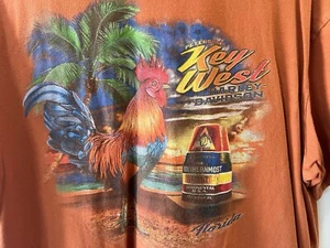 Harley Davidson T-Shirt - Key West, Florida - Orange - Biker Built - Größe 2XL - Bild 1 von 8