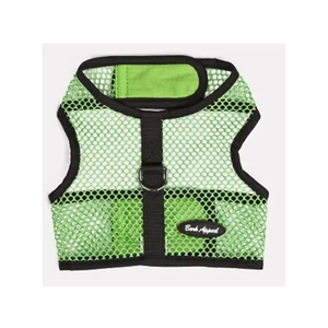 Bark Appeal Netted Wrap N Go Lime Green Mesh Lightweight Dog Harness Size Medium - Picture 1 of 5