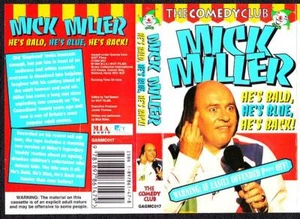 MICK MILLER He's Bald He's Blue He's Back Audio Cassette - Comedy Club - Imagen 1 de 1