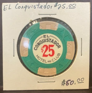 Puerto Rico, EL CONQUISTADOR HOTEL AND CLUB, Casino Chip, 25,00 $ - Bild 1 von 4