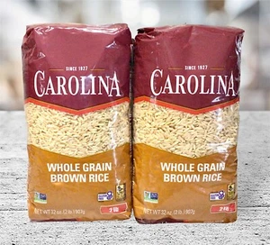 4.lbs Carolina Whole Grain Brown Rice~Non-GMO~Gluten Free~2 x 2.b Bgs - Picture 1 of 2