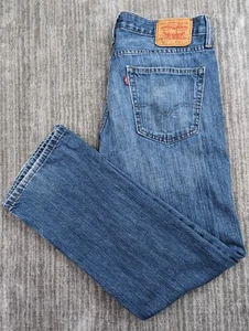 Levis 527 Jeans Mens 33x31 Bootcut Blue Denim Cowboy Western Cotton Red Tab - Picture 1 of 15