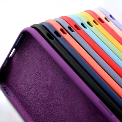 Phone Case For iPhone 17 16 15 14 13 11 Pro Max 12 XR SE 8 Liquid Silicone Cover - Image 1 of 4