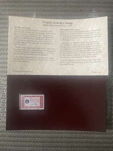1960 FRANCIS SCOTT KEY CREDO POSTAL COMMEMORATIVE SOCIETY FIRST DAY ISSUE STAMP - Picture 1 of 5