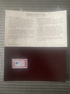 1960 FRANCIS SCOTT KEY CREDO POSTAL COMMEMORATIVE SOCIETY FIRST DAY ISSUE STAMP - Image 1 of 4