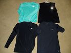 Kids Unisex, lot of 4, 'ATHLETIC SILKY SHIRTS', fabric keeps you cool&dry, Nike