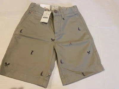 Новые спортивные шорты для мальчиков Crewcuts размер-5 с внутренней отделкой adj. талия - Изображение 1 из 3