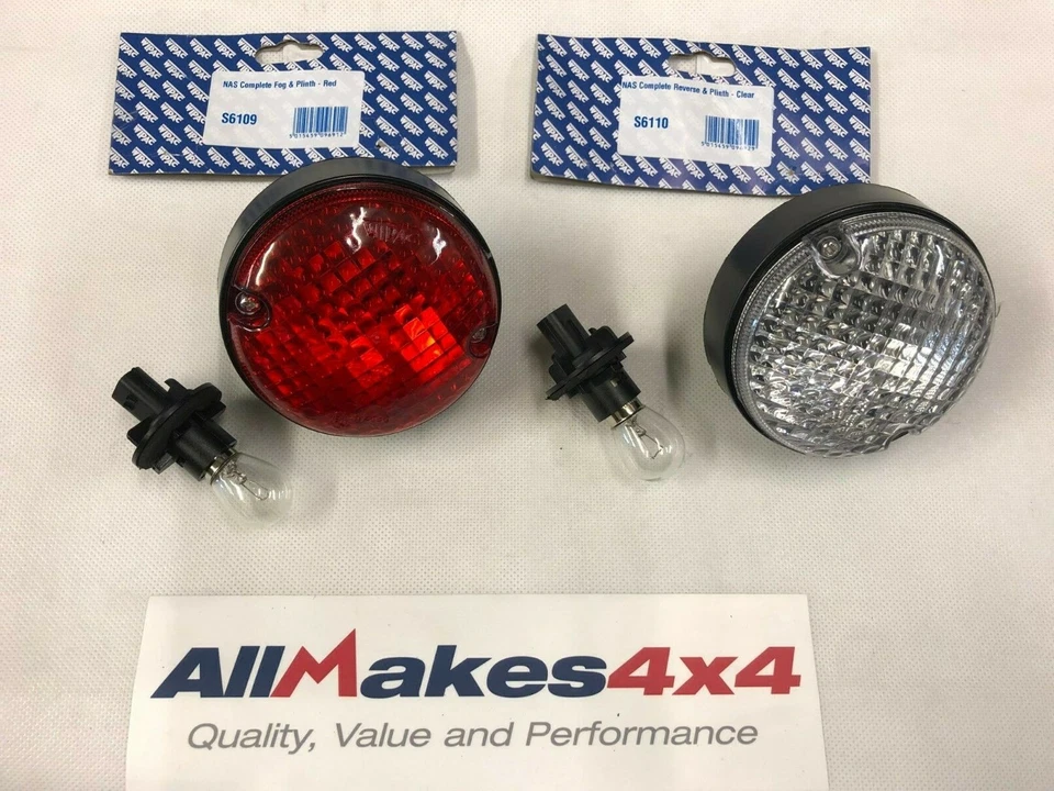 Wipac Land Rover Defender Nas Estilo Mejora Redondo Niebla Y Marcha Atrás Luz - Imagen 1 de 2