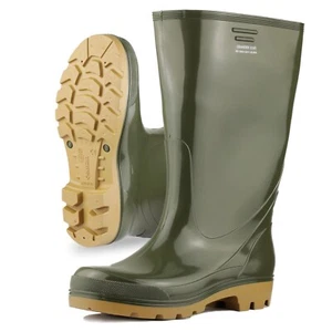 Nuevas Botas Wellington Verdes Impermeables Agricultura Caminar Wellies Hombres Damas Grander - Imagen 1 de 12