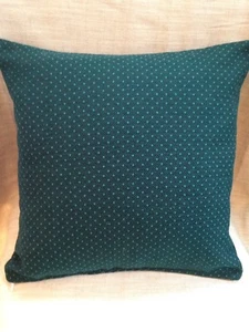 Cushion cover Made In Forest Green, Jacquard Spot - Picture 1 of 2