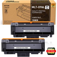 2x XXL TONER für Samsung Xpress M2625D M2675FN M2858DW M2825ND M2835DW MLT-D116L