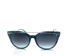 CALVIN KLEIN WOMEN'S SUNGLASSES CK4362S 432 BLUE SILVER 54-17-140MM GRADIENT - Picture 1 of 7