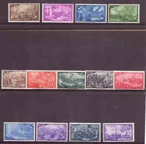 1948 Centenario Del Risorgimento 13 Val MNH Catalogo 580-91 + E32 MNH Integri - Foto 1 di 2
