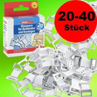 20 - 40x Wundmed Verbandklammern Binde Klammer Verbandsklammern Verband - Bild 1 von 2