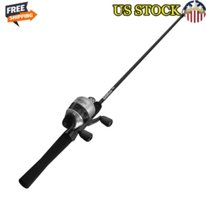 Spincasting Rod Reel Combo Left-hand W/ Dial-adjustable Drag Outdoor 2 Pcs Combo - Picture 1 of 12