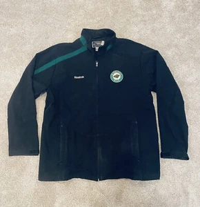 CHAQUETA DE HOMBRE TALLA GRANDE REEBOK CENTRO HIELO MINNESOTA WILD HOCKEY POLY SPANDEX - Imagen 1 de 5