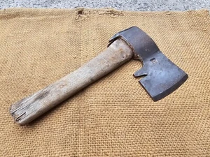 Antiguo tablero de hacha lateral de carpintero alemán vintage ala de ganso tallado de carpintero - Imagen 1 de 14