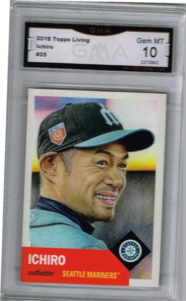 2018 Ichiro Suzuki Topps Living  Card Gem Mint 10 #25 - Image 1 of 1