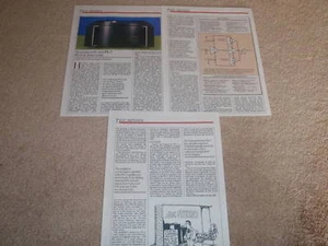 Nakamichi Stasis PA-7 Amplifier Review,'85,3 pgs,Japan Powerhouse Amplifier Info - Picture 1 of 1