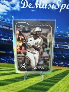 2024 Topps Chrome Matt Olson Sepia Refractor #23 Atlanta Braves - Picture 1 of 2