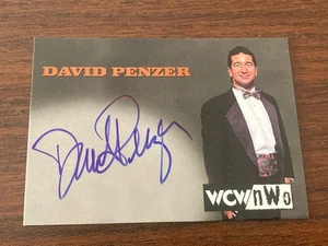 1998 WCW Topps WCW/NWO DAVID PENZER Official Autograph Card Blue Ink - Picture 1 of 2