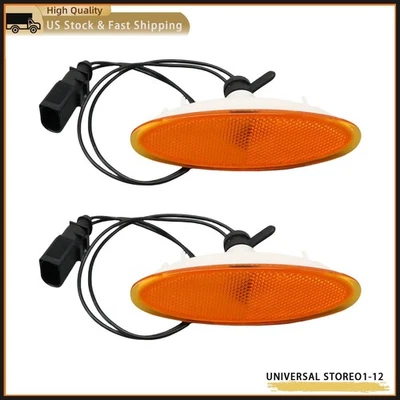 Front Bumper Left+Right Side Marker Light for Bentley Continental GT GTC 04-11 - Imagem 1 de 4