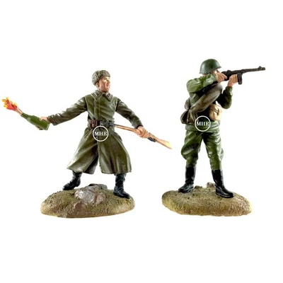 Lote de 2 figuras 1:32 21st Century Toys Ultimate Soldier WWII Russian Army Soldier Foto 1 de 4