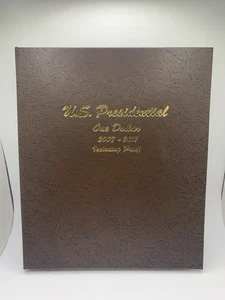 Dansco Album für US Presidential Dollars mit PP 2007-2011 27 Münzen insgesamt - Bild 1 von 24