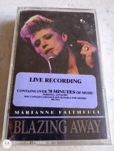 NEW SEALED MARIANNE FAITHFULL BLAZING AWAY CASSETTE TAPE - Picture 1 of 2