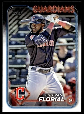2024 Topps Estevan Florial Cleveland Guardians #531 - Image 1 of 2