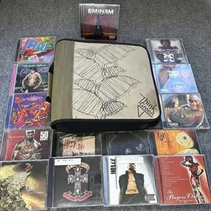 Riesiges Konvolut 111 CD’s & Travel Cary Case verschiedene Bands Rock, Country, Rap, Hip Hop - Bild 1 von 17
