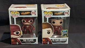 Funko Pop! Television The Flash 213 The Flash & 214 The Flash Unmasked - Picture 1 of 5