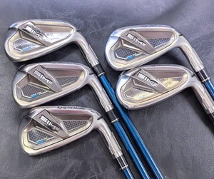 TaylorMade SIM2 MAX OS Iron Set of 5 6-PW TENSEI TM60 R Graphite RH USED - Picture 1 of 7