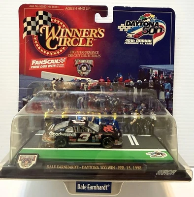 Dale Earnhardt Sr 1998 Daytona 500 Win Pit Road Nascar 1/64 Diecast Goodwrench  - Image 1 of 3