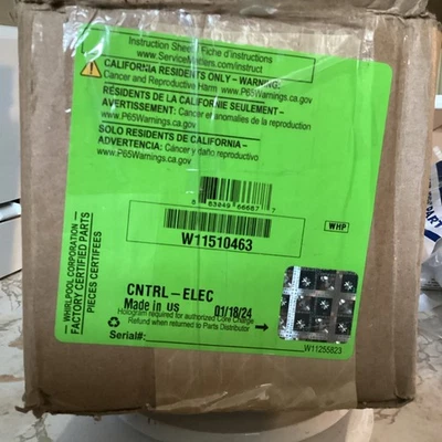 NEW Genuine Whirlpool W11510463 Washing Machine Control W11484621 - Image 1 of 4