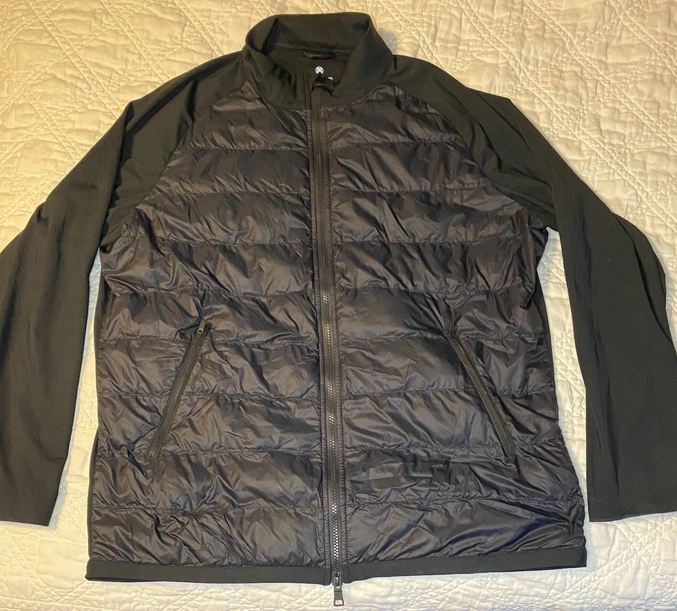 Куртка мужская G Fore Puffer Shelby размер XL черный оникс на молнии - Изображение 1 из 4