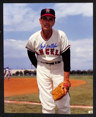 Hoyt Wilhelm - LA Angels Signed 8x10 Glossy Photo JSA COA/LOA - Image 1 of 3